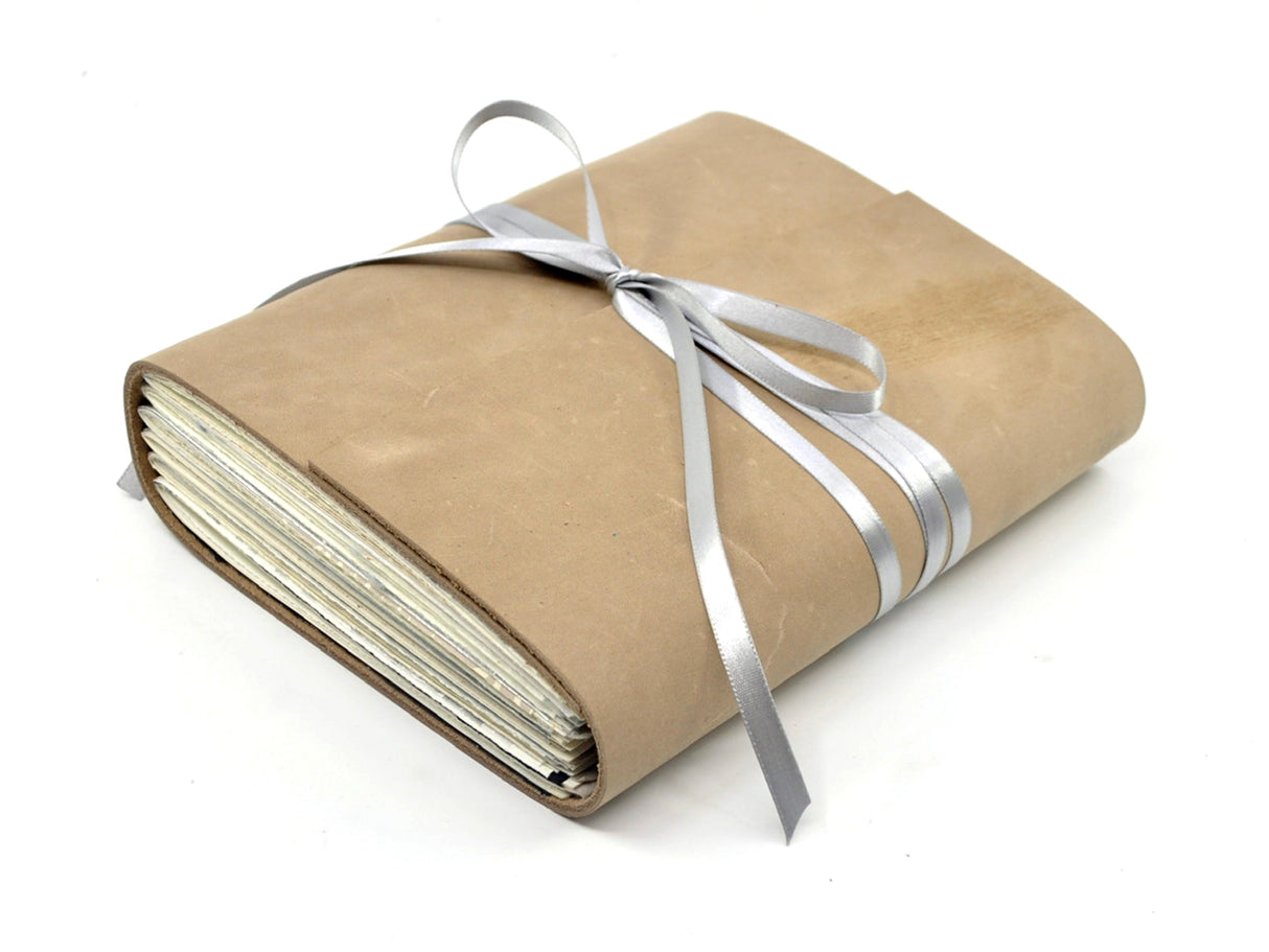 Silver Dollar One of a Kind Leather Journal