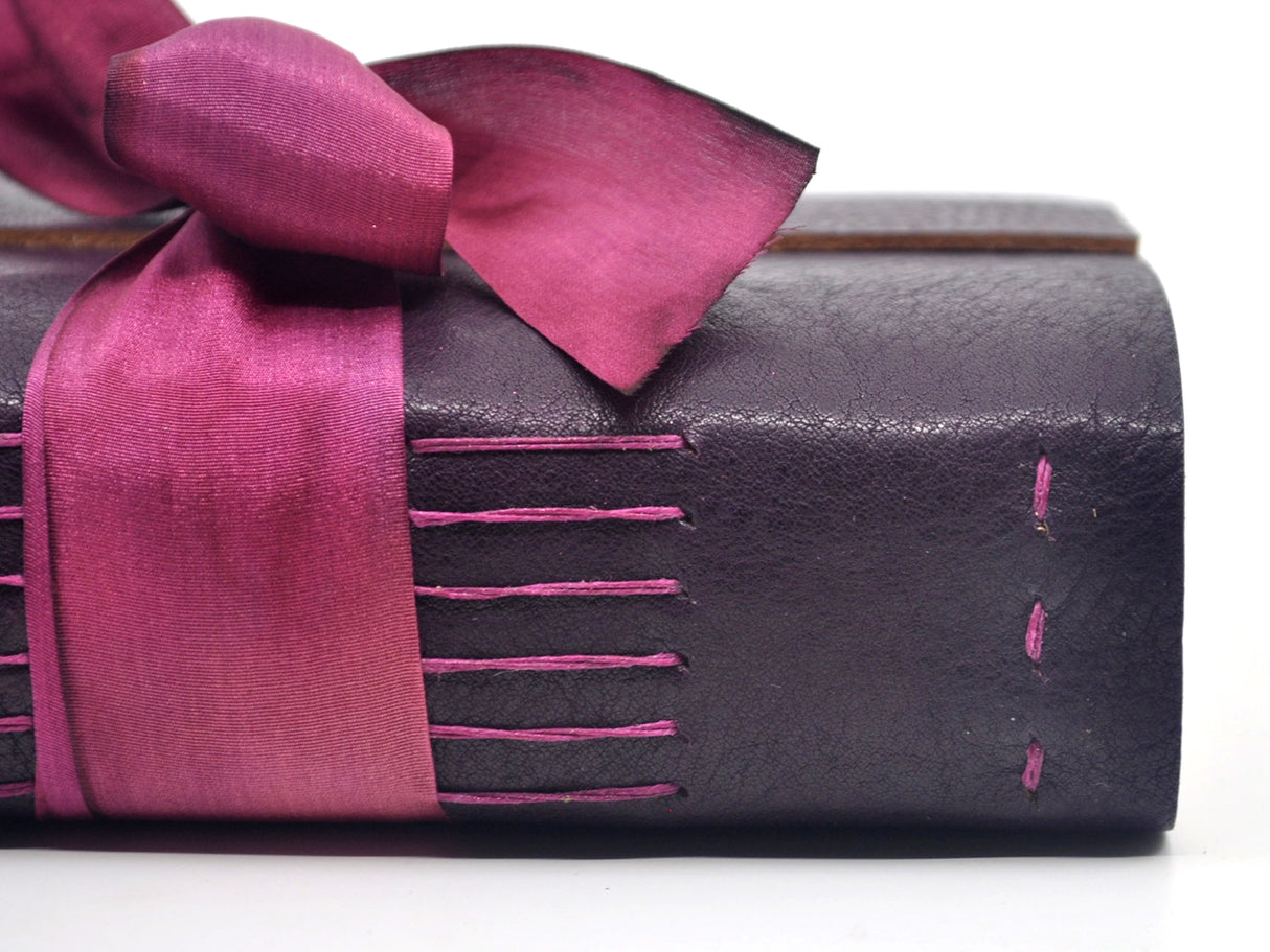 Berry Charm One of a Kind Leather Journal