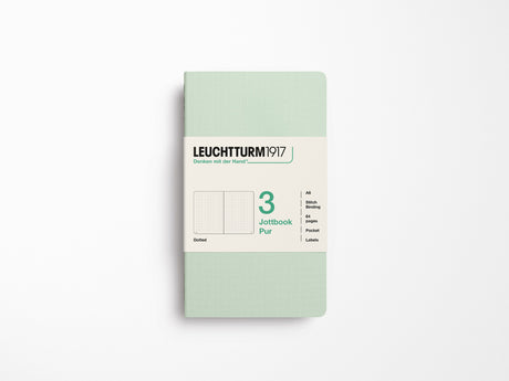 Leuchtturm 1917 Jottbook Pur Set of 3 - Mint Green
