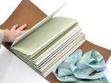 Sea Glass One of a Kind Leather Journal