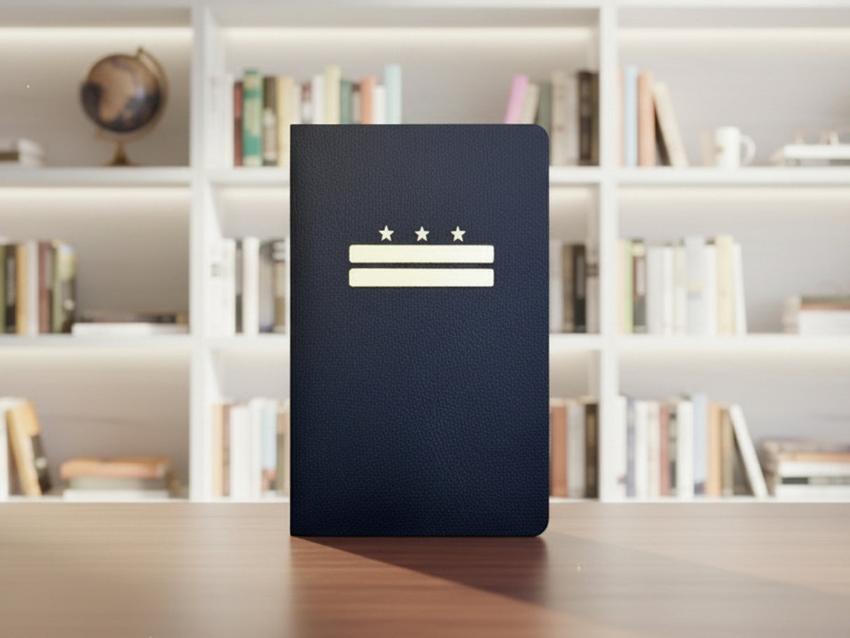 Jenni Bick Special Edition DC Flag Leather Notebook