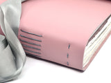 Silvery Blush One of a Kind Leather Journal