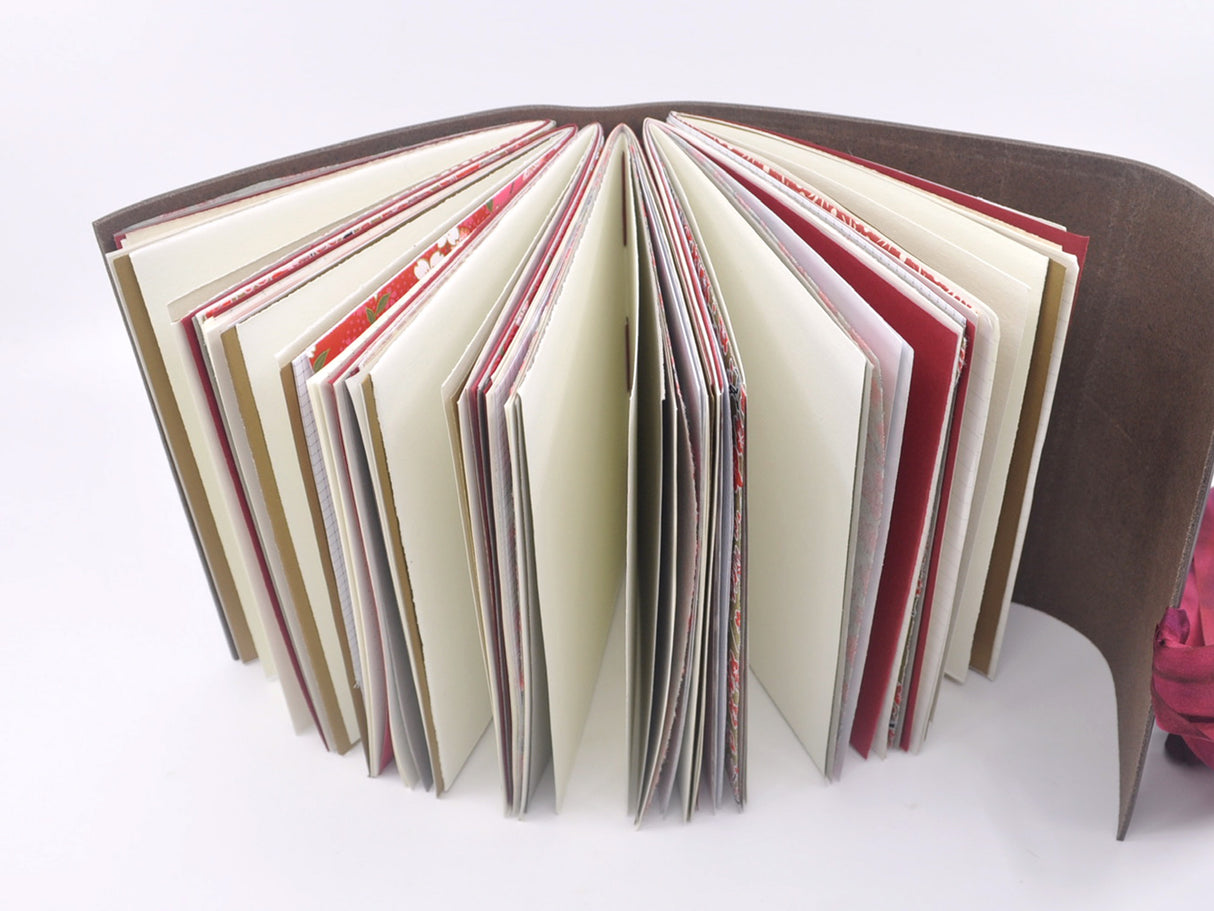 Red Currant One of a Kind Leather Journal