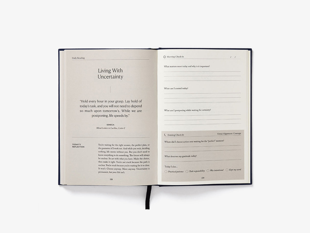 The Stoic Journal 2-in-1 Philosophy Book & Journal