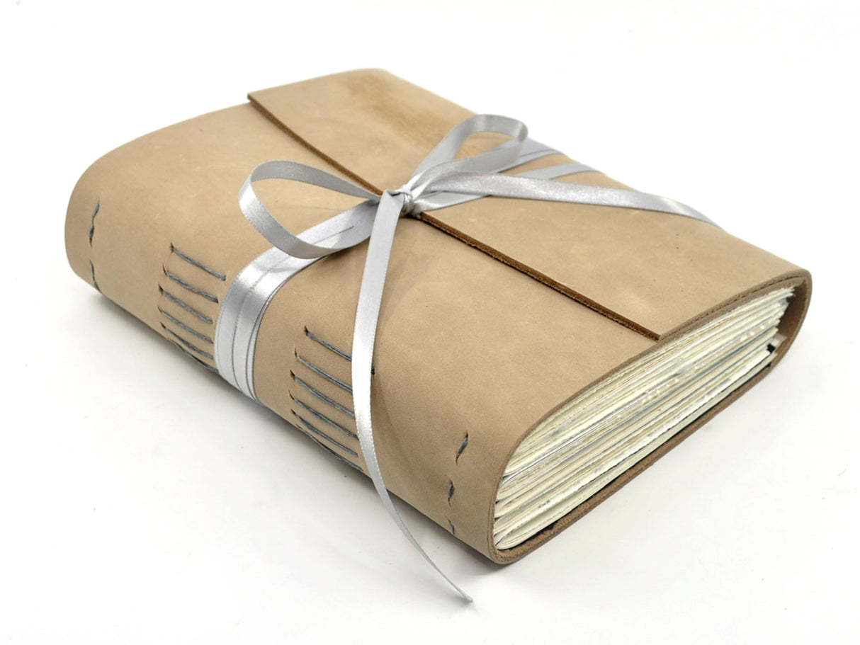 Silver Dollar One of a Kind Leather Journal