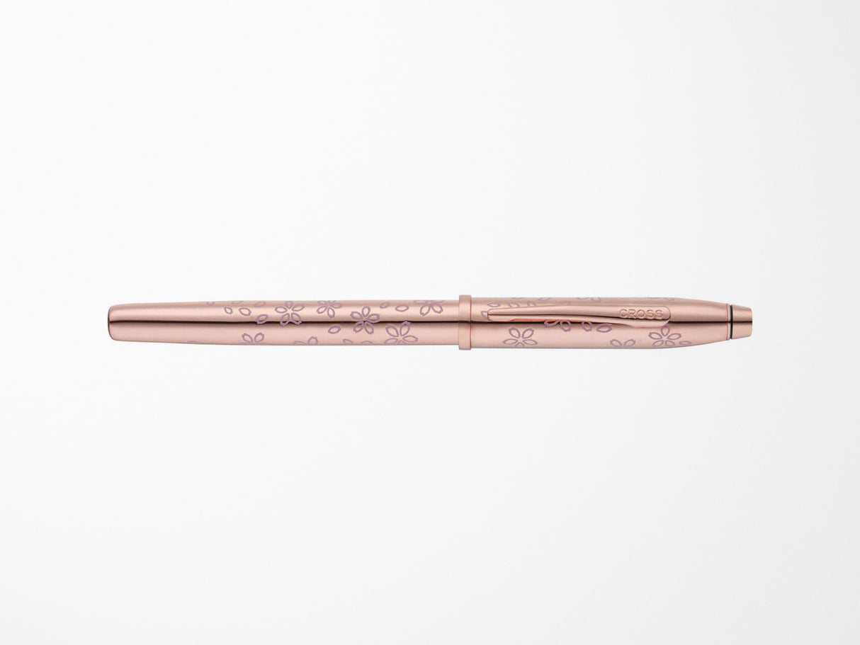 AT Cross Century® II Cherry Blossom Rose Gold Plated Rollerball Pen