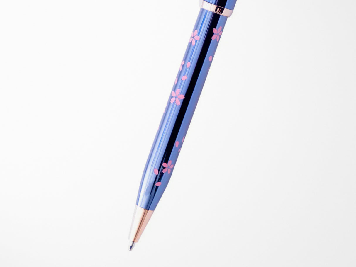 AT Cross Century® II Cherry Blossom Translucent Blue Lacquer Ballpoint Pen