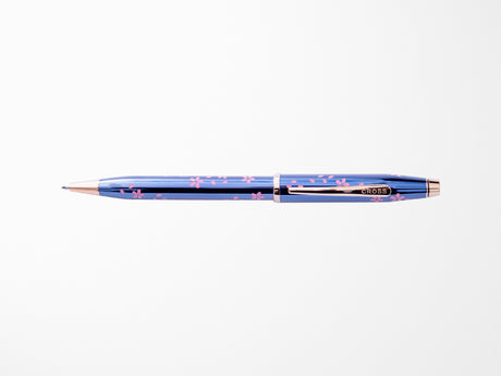 AT Cross Century® II Cherry Blossom Translucent Blue Lacquer Ballpoint Pen