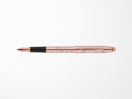 AT Cross Rose Gold Cherry Blossom Fountain Pen - Fine