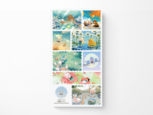 Adventures in Dreamland Sticker Sheet