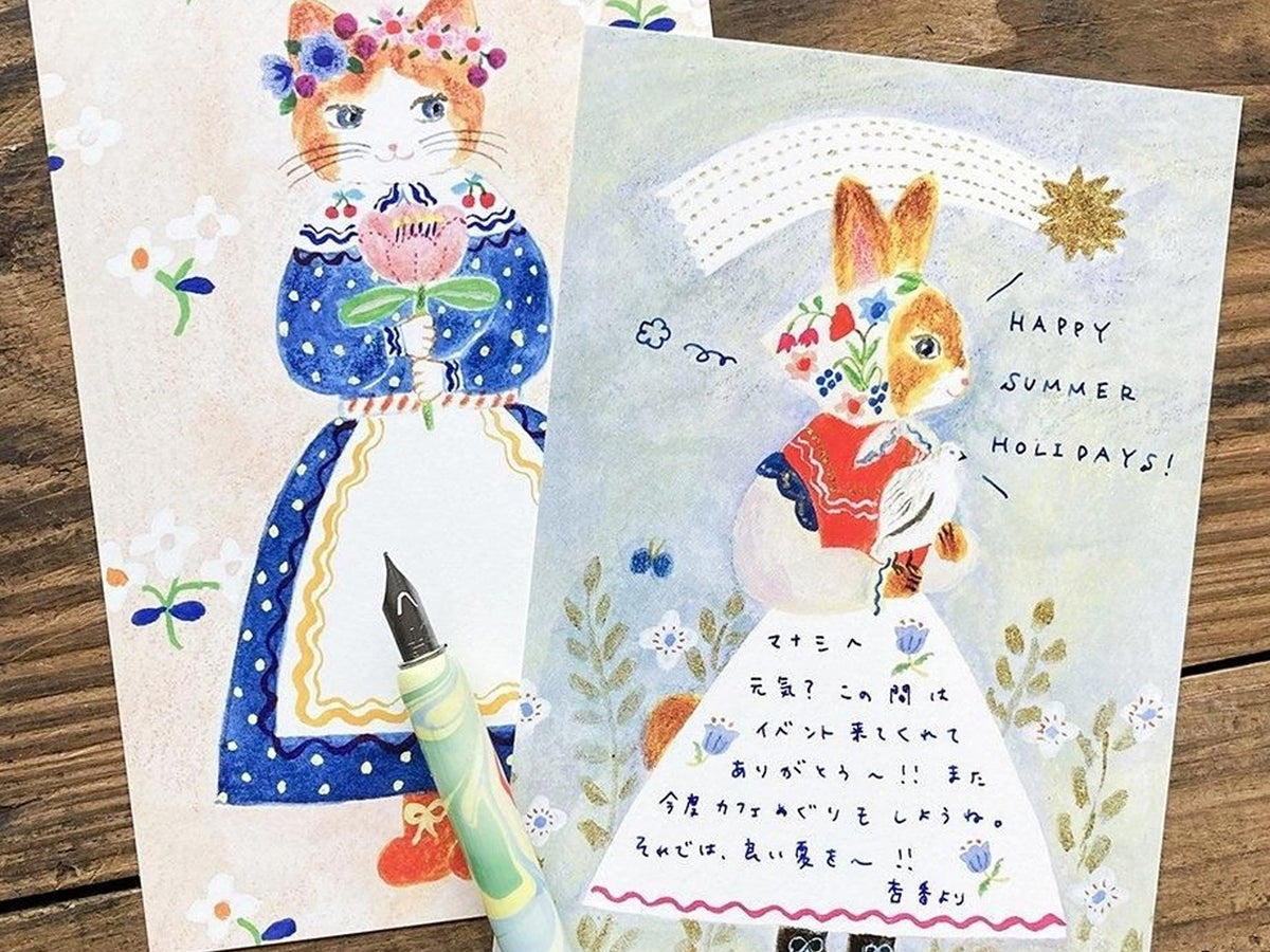 Aiko Fukawa Postcard Writing Pad - Tablier