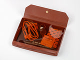 Alettone Document Case for A6 Size - Brown