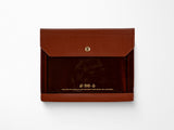 Alettone Document Case for A6 Size - Brown