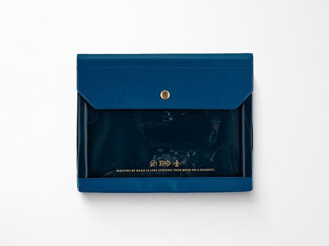 Alettone Document Case for A6 Size - Navy