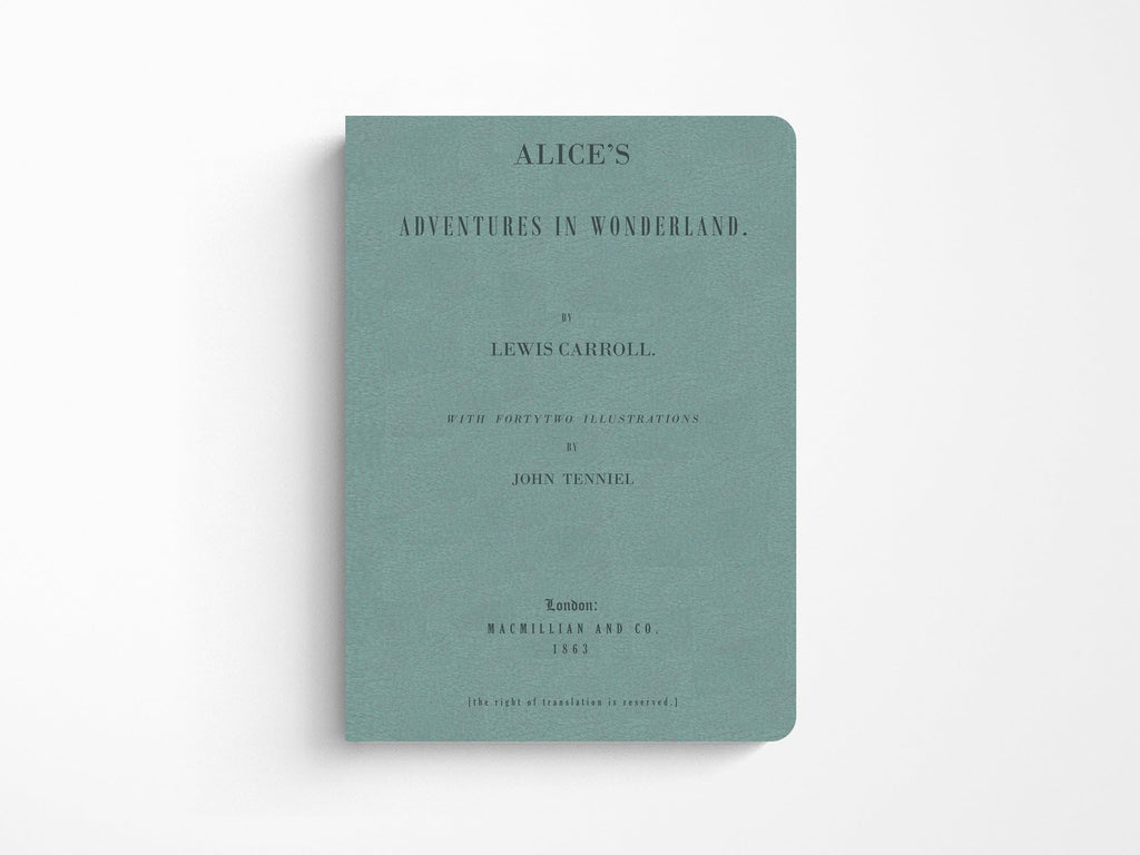 Alice's Adventures in Wonderland Lined Notebook