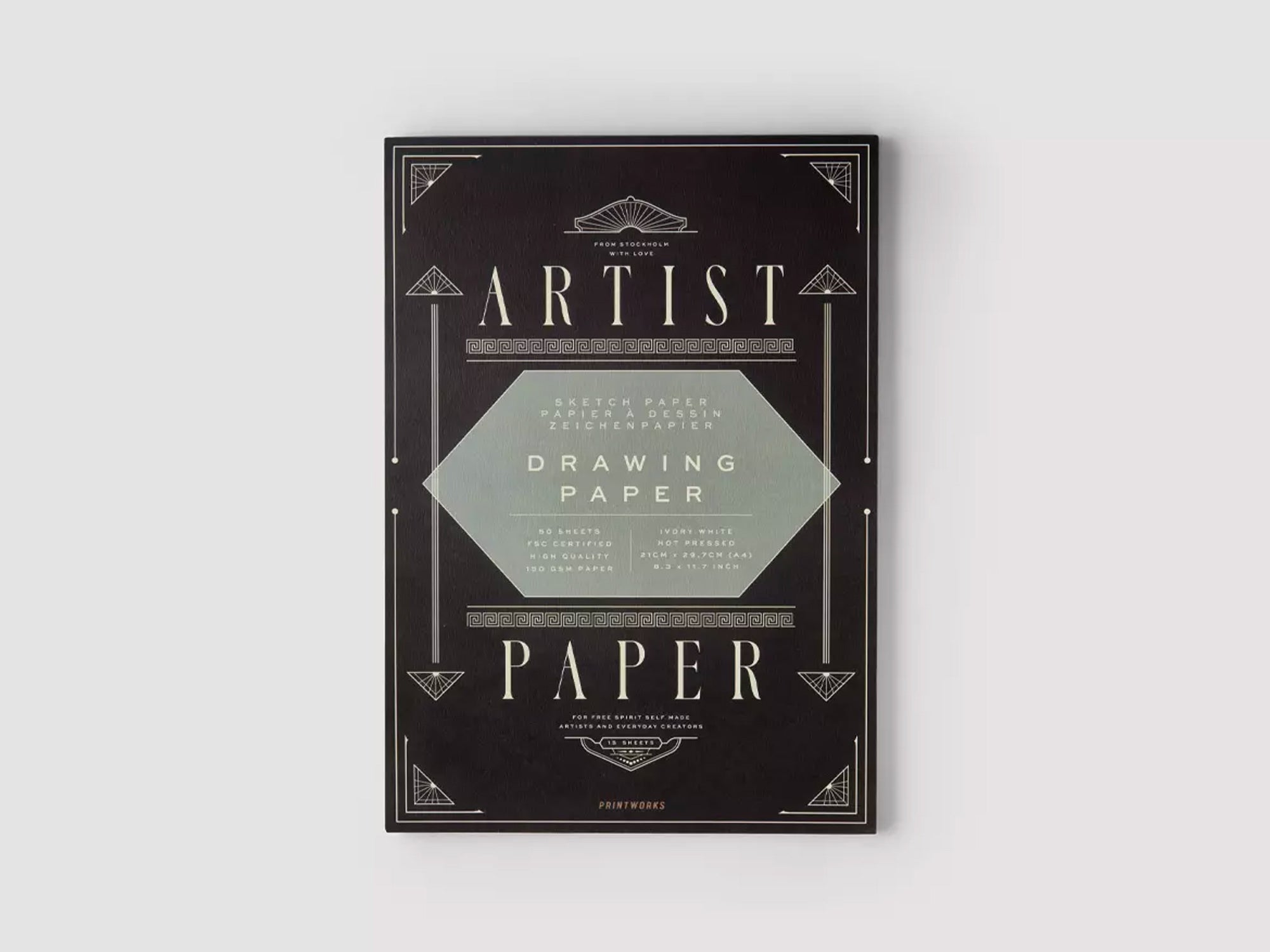 Print Works Drawing Artist Paper Pad 21cm x 30cm