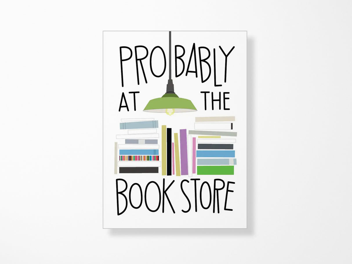 At the Book Store Magnet