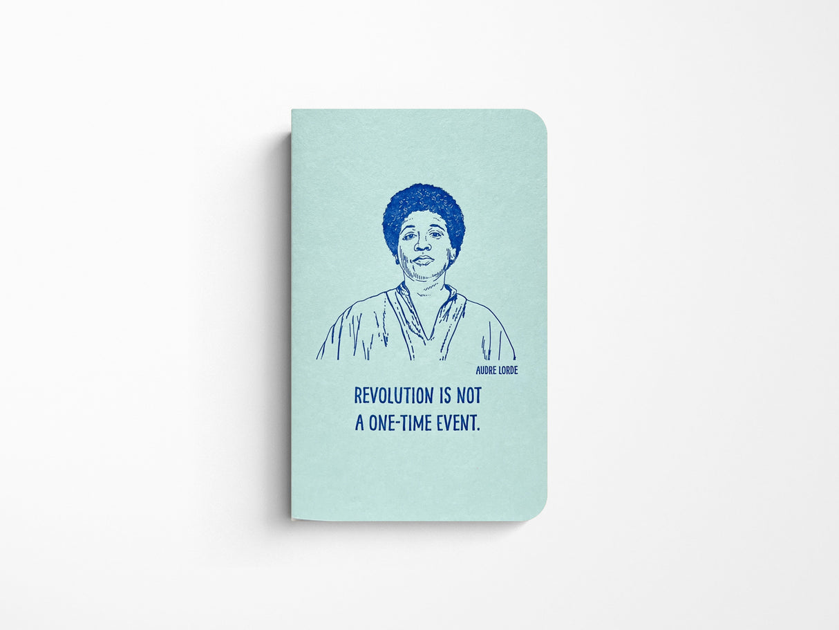 Audre Lorde Letterpress Notebook
