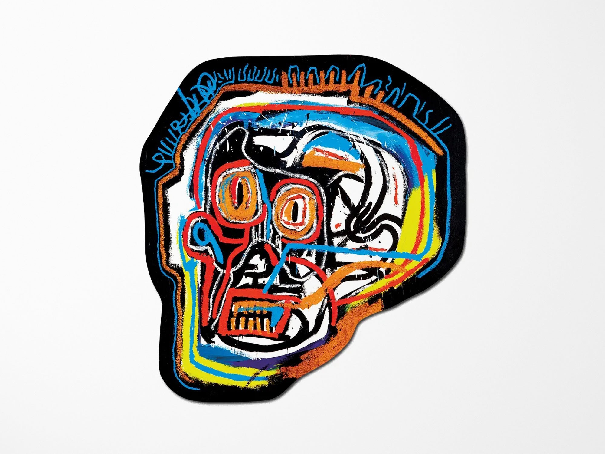 Basquiat Big Head Vinyl Sticker – Jenni Bick Custom Journals
