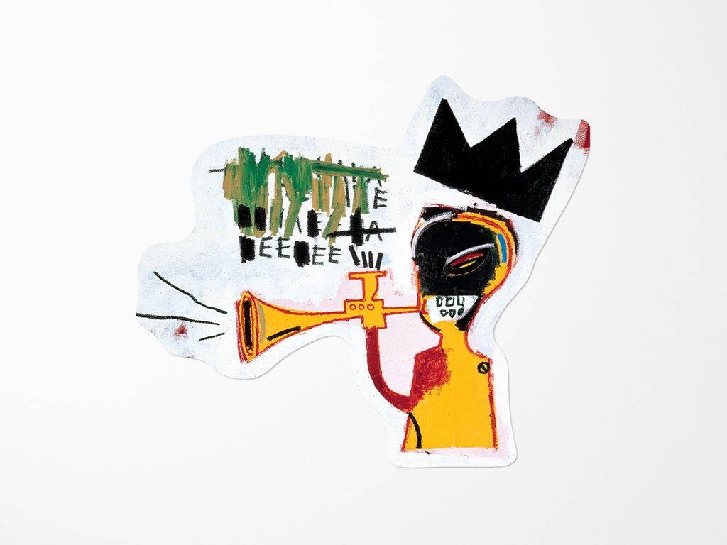 Basquiat Trumpet Vinyl Sticker