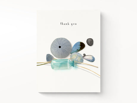 Beachcombing Thank You Greeting Cards, Box of 8