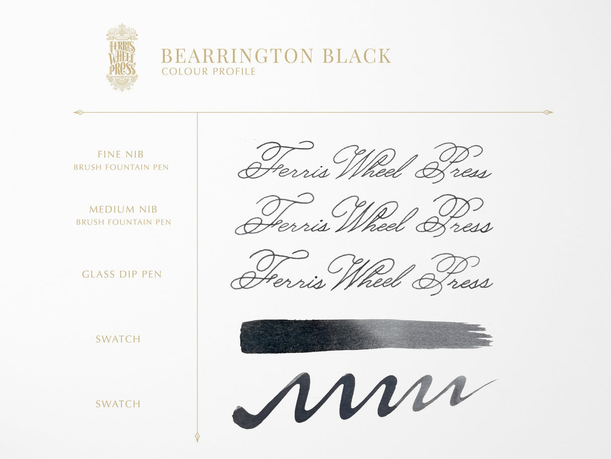 Bearrington Black Fountain Pen Ink