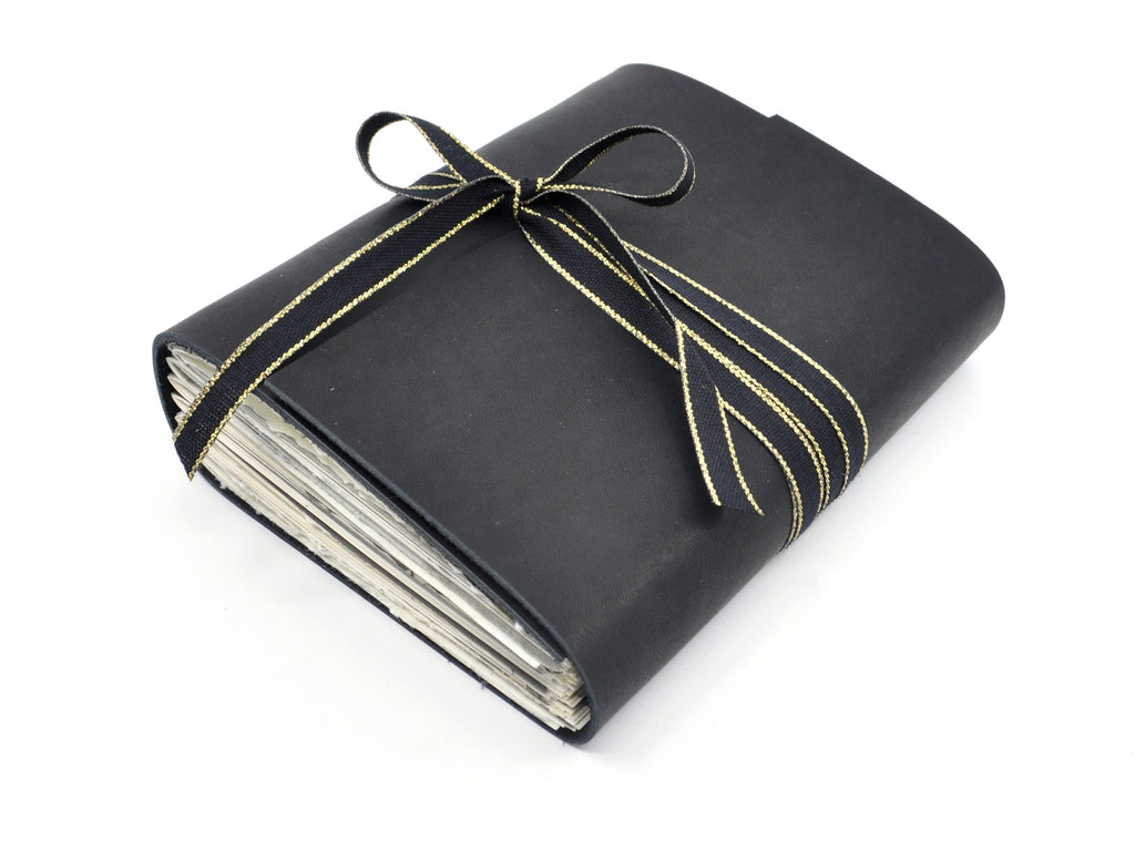 Black Cat One of a Kind Leather Journal