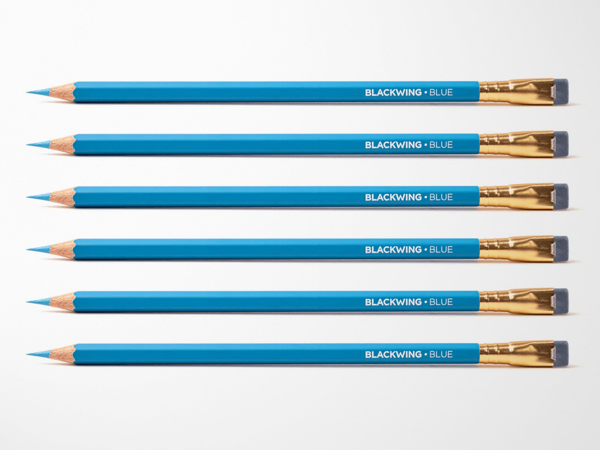 Blackwing Pencils Blue Set of 6 – Jenni Bick Custom Journals