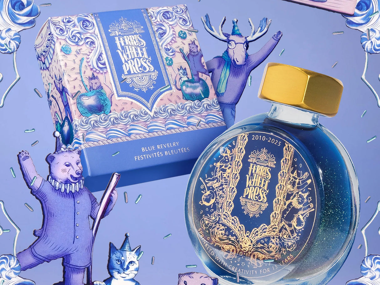 Blue Revelry Fountain Pen Ink