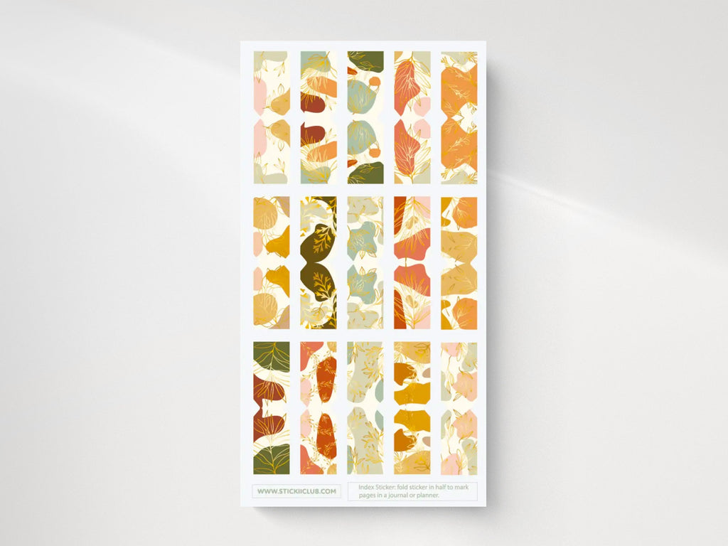 Botanical Tabs Sticker Sheet