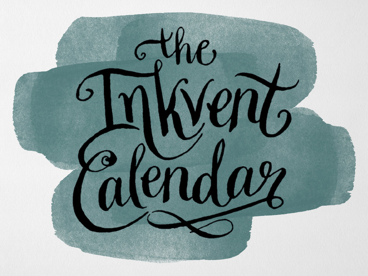 COMING MID-OCTOBER Diamine 2025 Inkvent Calendar - Teal Edition (PREORDER NOW)