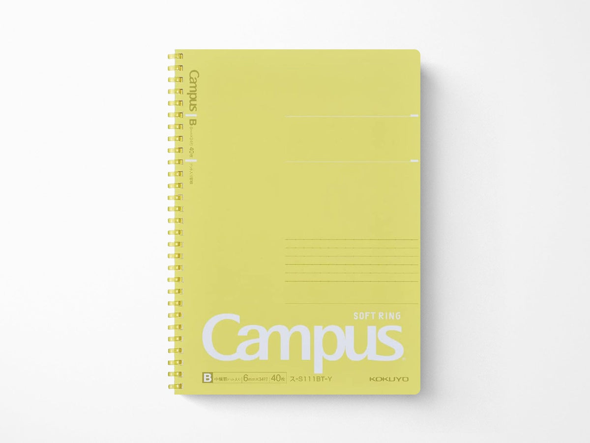 Color Coding Soft Ring Notebook Campus Soft Ring Student Notebook B5 – Jenni Bick Custom Journals