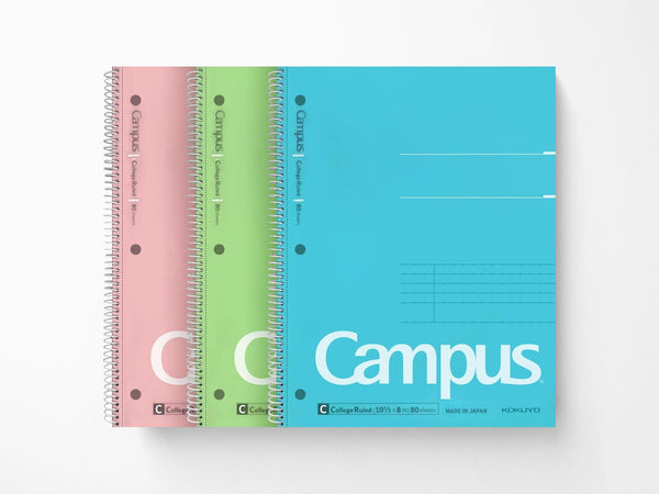 Campus Spiral Notebook 80 Sheets - 3 Pack – Jenni Bick Custom Journals