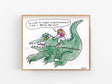 Can I Bring My Pet? 8 x 10 Art Print