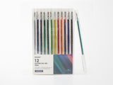 Capped Iridescent Glitter Gel Ink Pen Set of 18