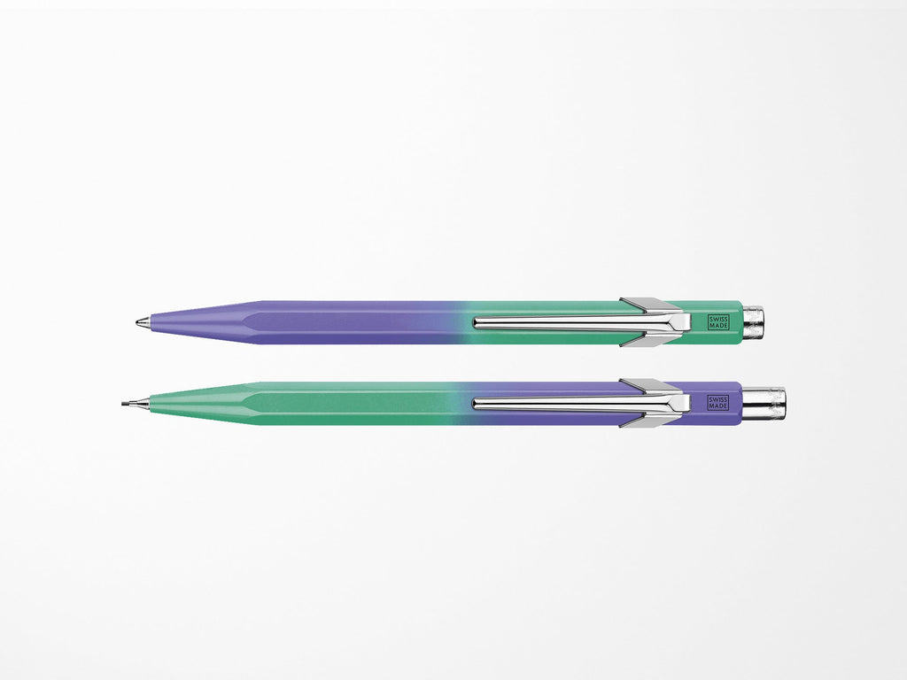 Caran D'Ache 849 Aurora Borealis Set - Ballpoint Pen and Mechanical Pencil