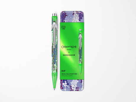 Caran D'Ache 849 Ballpoint Pen Kevin Germanier Neon Green