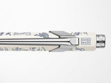 Caran D'Ache 849 Ballpoint Pen Toile De Jouy - Blue & White