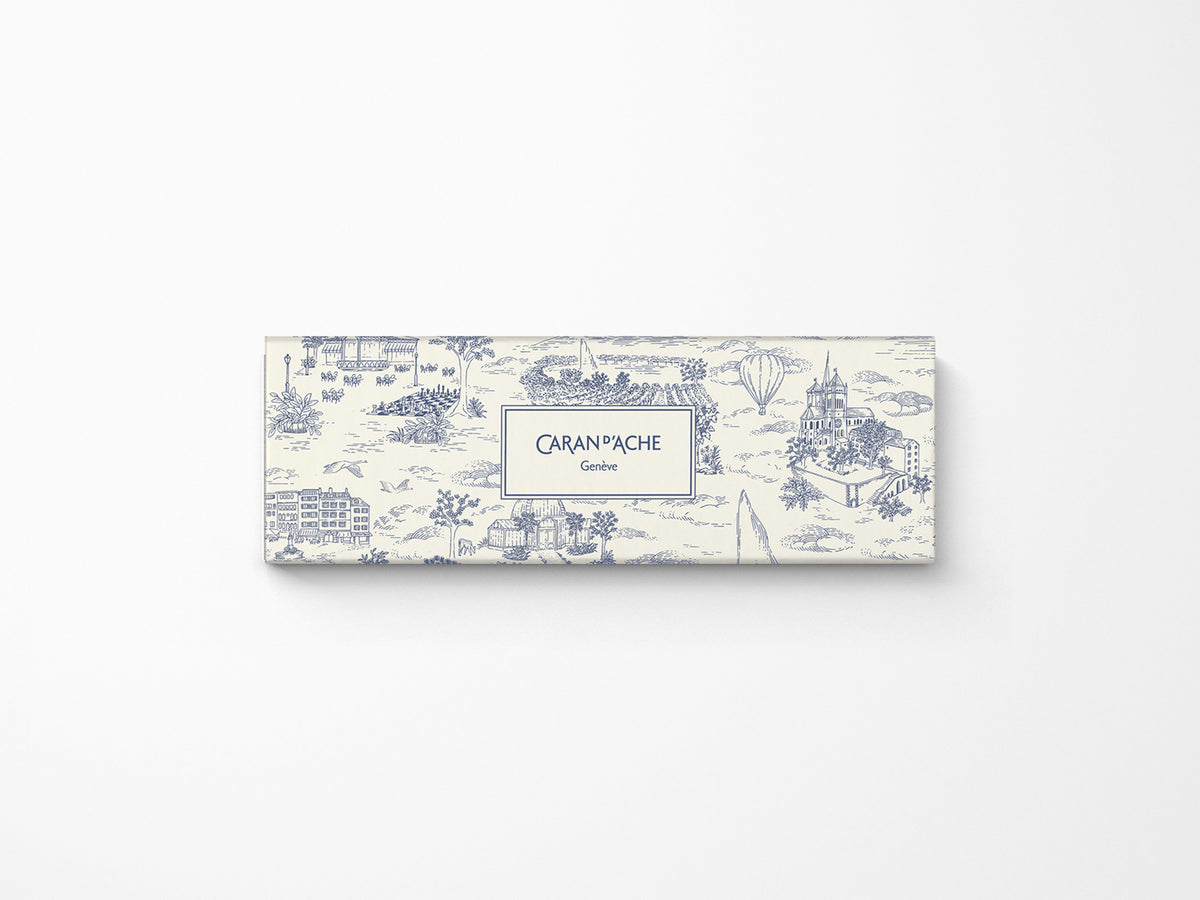 Caran D'Ache 849 Pen and Pencil Set - Toile De Jouy