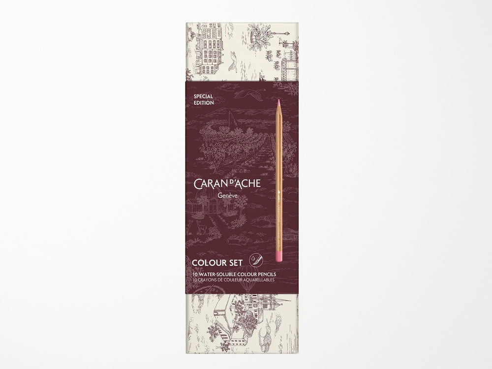 Caran D'ache Toile De Jouy Colored Pencil Set