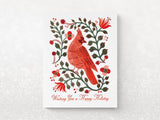 Cardinals Holiday Greeting Cards - Set of 8