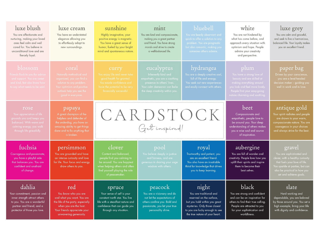 Cardstock 8.5" x 11" Pack of 10