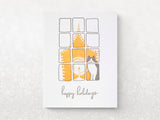 Cat And Candlelight Holiday Greeting Cards, Box of 10