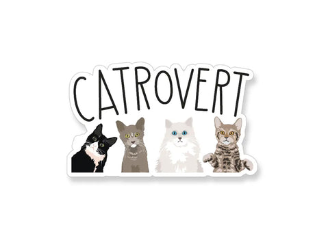 Catrovert Vinyl Sticker