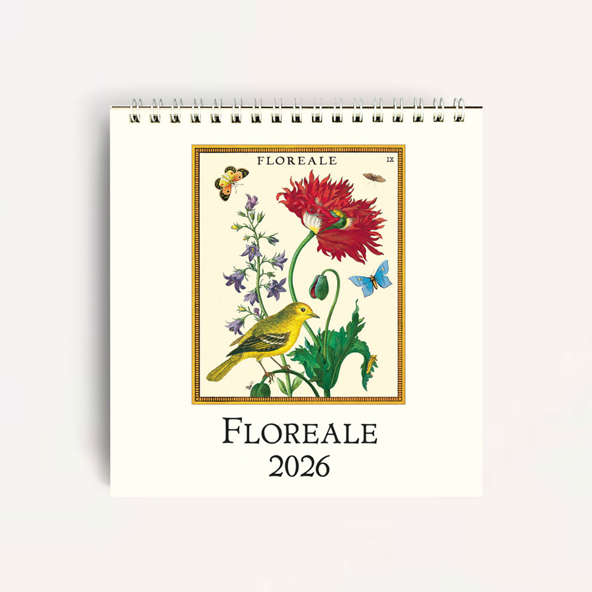 Cavallini 2026 DESK Calendar Floreale Jenni Bick Custom Journals