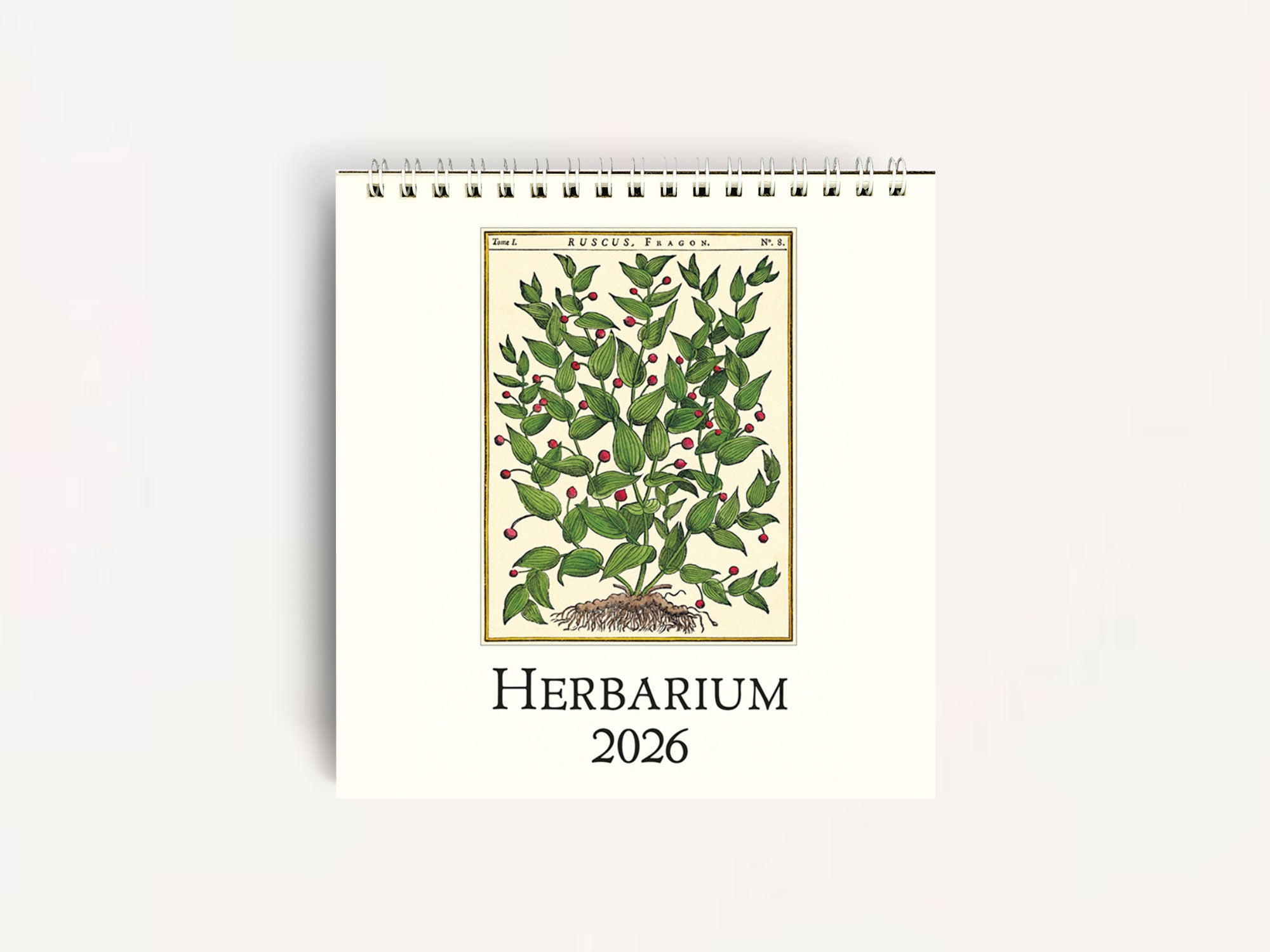 Cavallini 2026 Calendars Jenni Bick Custom Journals Cavallini 2026 DESK Calendar Herbarium 