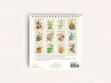 Cavallini 2026 DESK Calendar - Language of Flowers