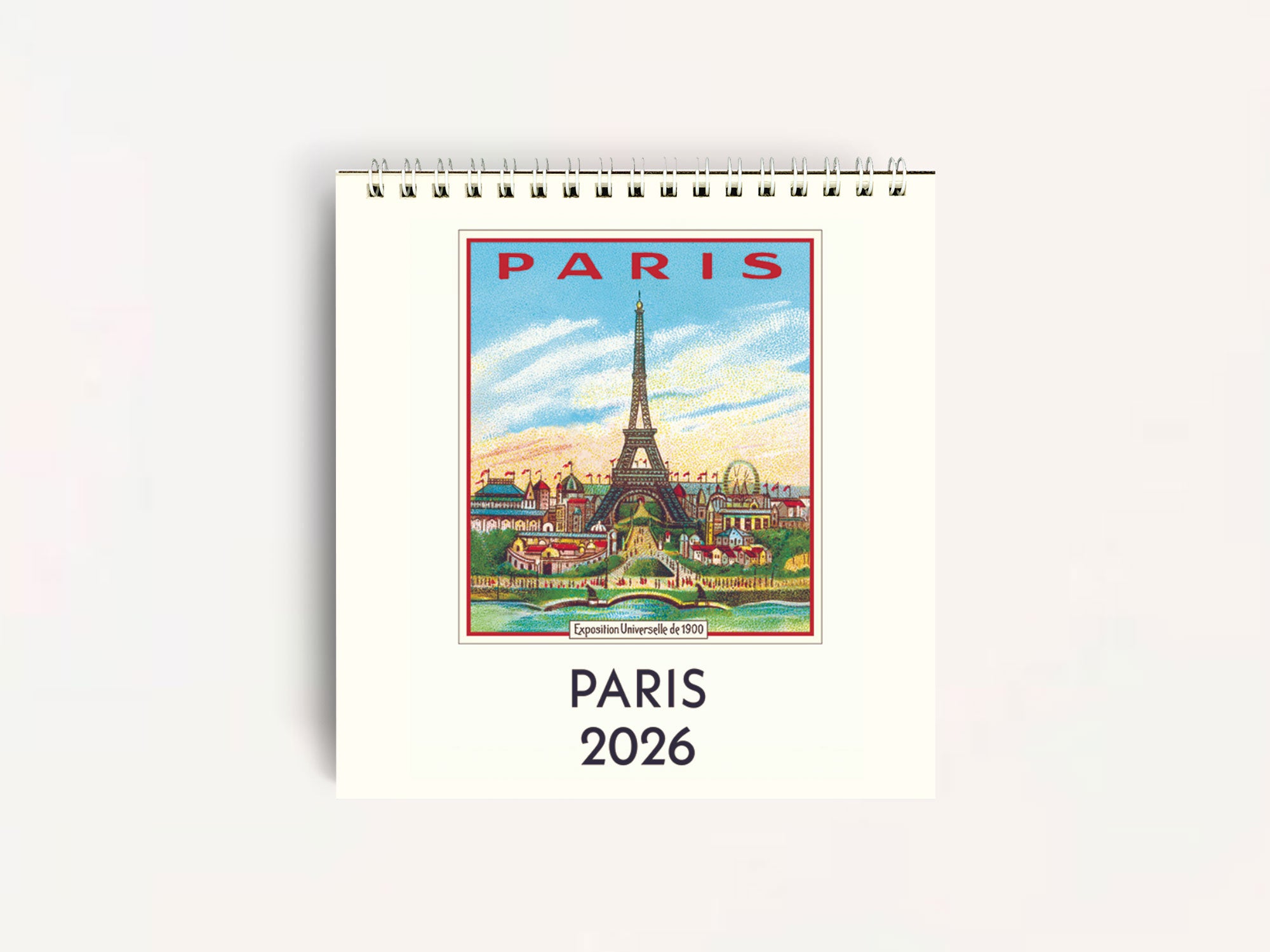 Cavallini 2026 Calendars Jenni Bick Custom Journals Cavallini 2026 DESK Calendar Paris 
