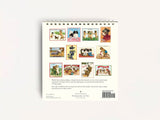 Cavallini 2026 DESK Calendar - Vintage Dogs
