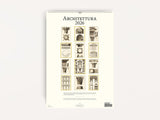 Cavallini 2026 WALL Calendar - Architecttura